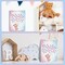 Baby Gender Reveal Fingerprint Tree Sign, Gender Reveal Party Ideas, Baby Shower Sign In Guest Book, Bear Themed Canvas Decoration for Baby Shower